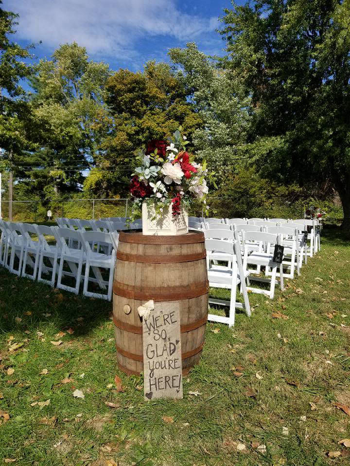 Wedding outside